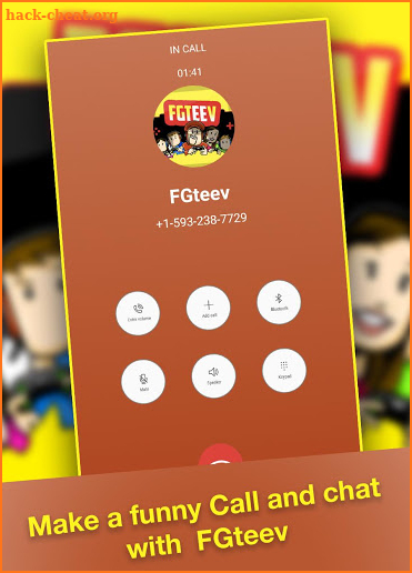 FGteev Fake Chat And Call screenshot