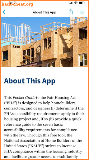 FHA Guide screenshot