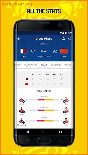 FIBA Basketball World Cup 2019 screenshot