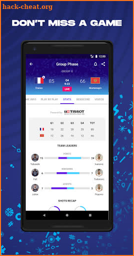 FIBA EuroBasket Qualifiers screenshot