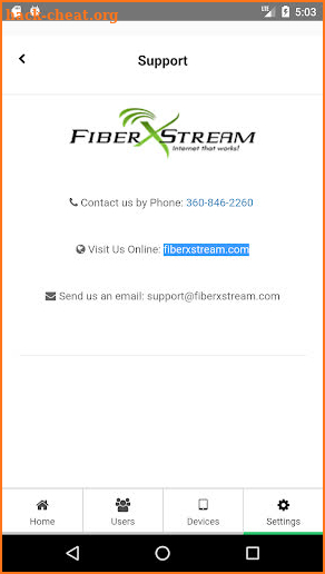 FiberXStream screenshot
