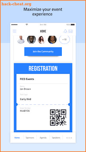 FICO Events screenshot