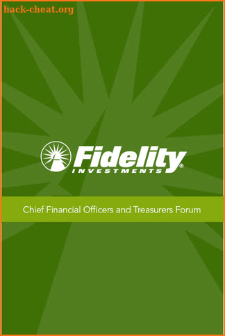 Fidelity CFO Forum screenshot