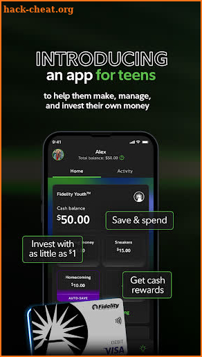 Fidelity Youth™ Teen Money App screenshot