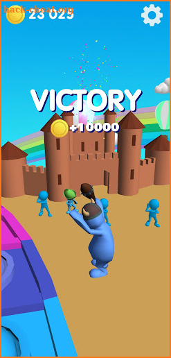 Fidget Pops: 3D castles battle screenshot