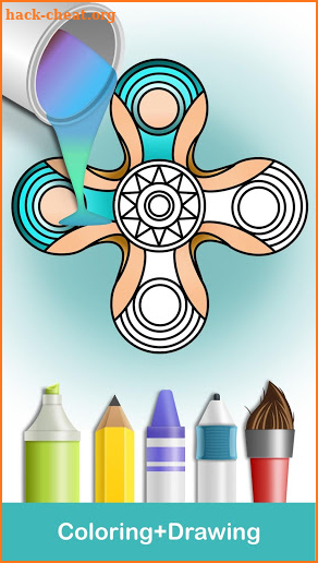 Fidget Spinner Coloring Books screenshot