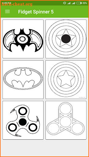 Fidget Spinner Coloring Pages for Preshcool screenshot