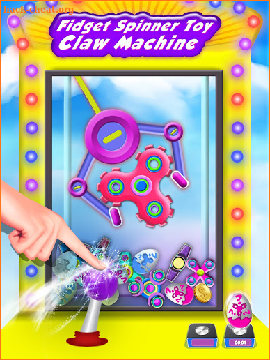 Fidget Spinner Toy Claw Machine screenshot
