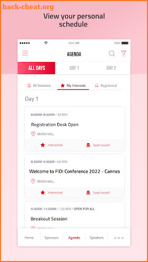 FIDI Conference 2022 - Cannes screenshot