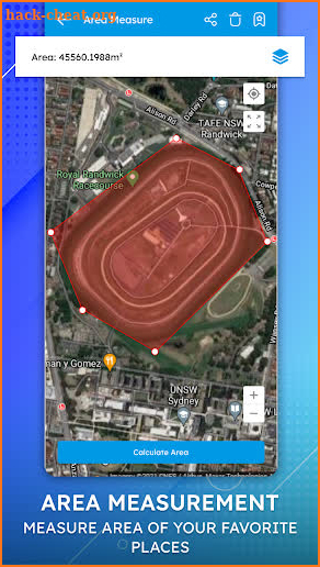 Field Area Measurement App screenshot