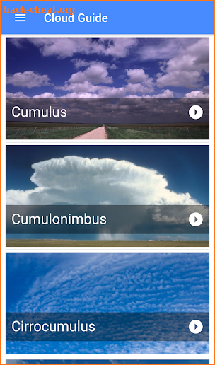 Field Guide to Clouds screenshot