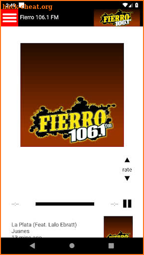 Fierro 106.1 FM screenshot