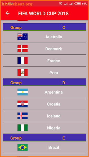 FIFA WORLD CUP 2018 screenshot