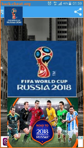 FIFA world cup 2018 match schedule screenshot