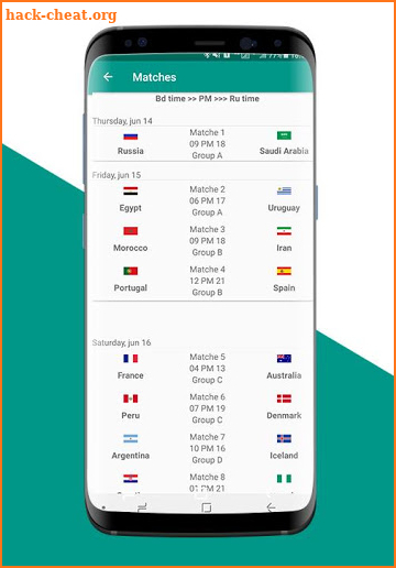 Fifa World Cup 2018 : Match schedule, player list screenshot