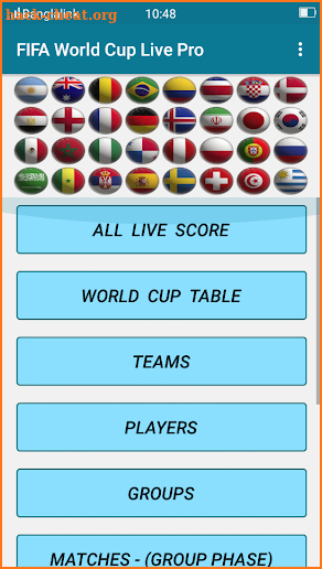 FIFA World Cup Live (Pro) screenshot