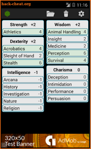 Fifth Edition Character Sheet screenshot