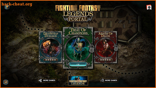 Fighting Fantasy Legends Portal screenshot