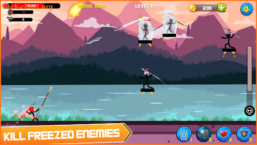 Fighting Stickman Archer Hero screenshot