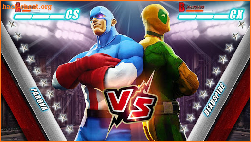 Fighting Superheroes League Wrestling Street screenshot