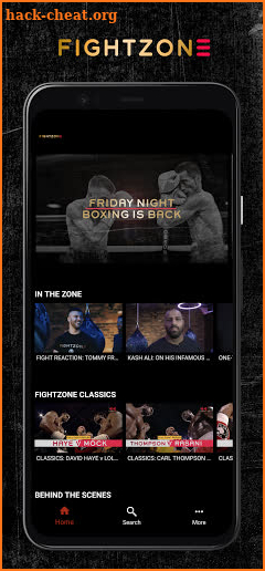 Fightzone TV screenshot