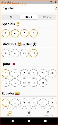 Figuritas World Cup Qatar 2022 screenshot