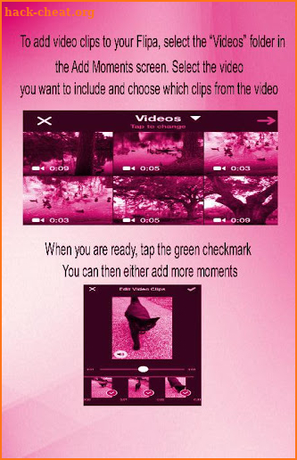 FIipaGram Photo Video Maker Info tip screenshot