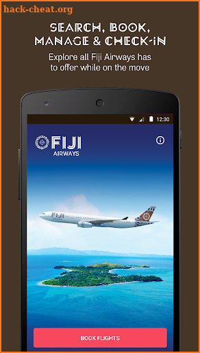 Fiji Airways screenshot