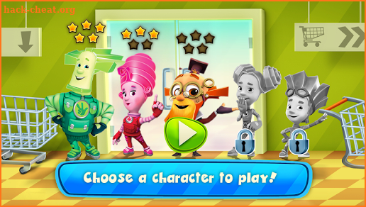 Fiksiki Supermarket Shopping Games for Kids screenshot
