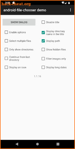 File Chooser Demo for Android screenshot