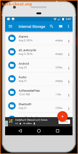 File Explorer : Show Hidden File screenshot