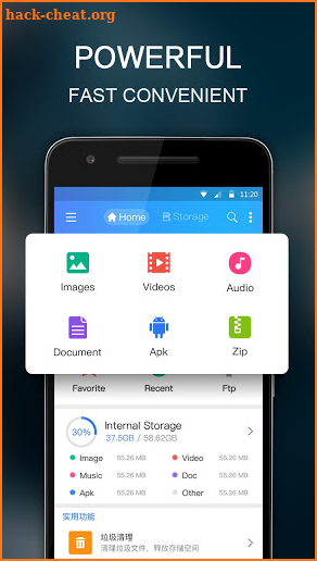 File Manager - Cleaner, Booster & ZIP Tools screenshot