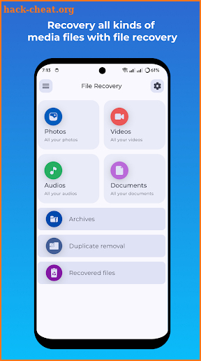 File Recovery - Restore Files screenshot