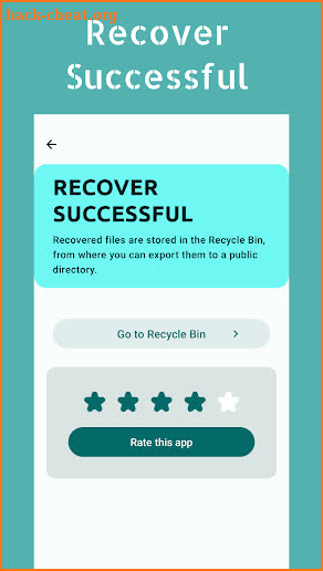 File Recovery - Restore Files screenshot