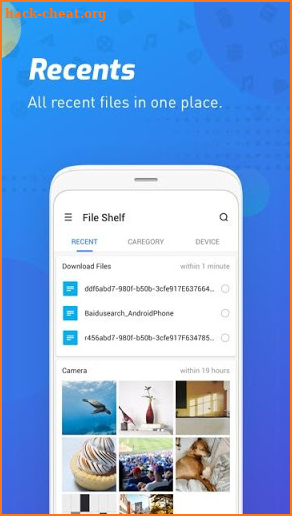 File Shelf - A wonderful File Manager screenshot