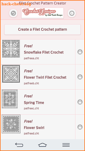 Filet Crochet Pattern Creator screenshot