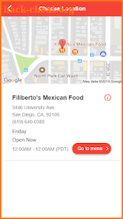 Filiberto's Mexican Food screenshot