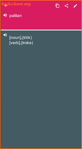 Filipino - Haitiancreole Dictionary (Dic1) screenshot