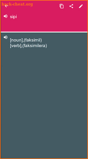 Filipino - Swedish Dictionary (Dic1) screenshot