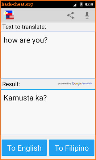 Filipino Translator Pro screenshot