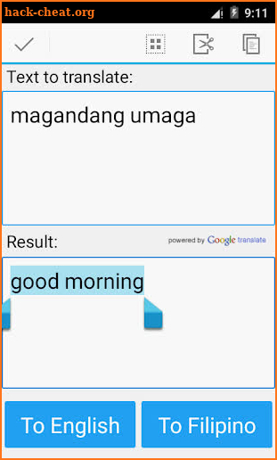 Filipino Translator Pro screenshot