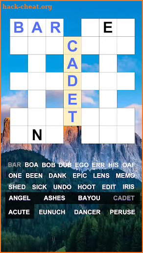 Fill In Crossword Puzzles screenshot
