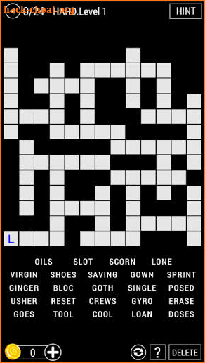 Fill-In Crosswords : Amazing Puzzle screenshot
