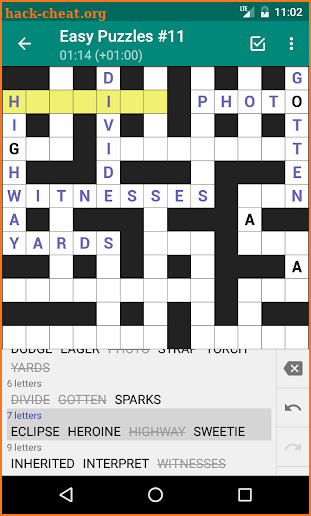 Fill-In Crosswords (Word Fit Puzzles) screenshot