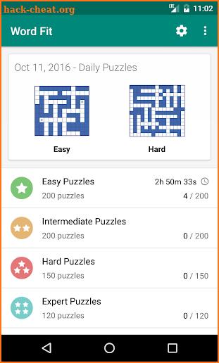 Fill-In Crosswords (Word Fit Puzzles) screenshot