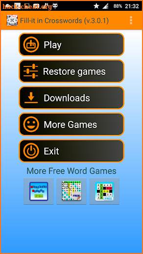 Fill-it in Crossword Puzzles - Words Fit Puzzles screenshot