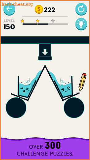 Fill The Glass - Drawing Puzzles screenshot