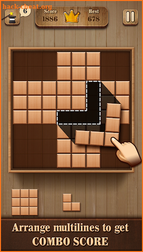 Fill Wooden Block 8x8: Wood Block Puzzle Classic screenshot