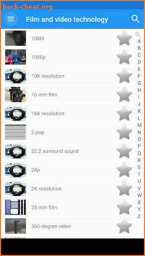 Film and video technology screenshot