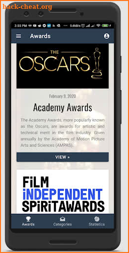 Film Awards Season screenshot